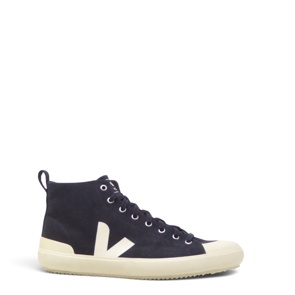 Veja Mens Wata II High Top Sneakers Black Canvas 11.5